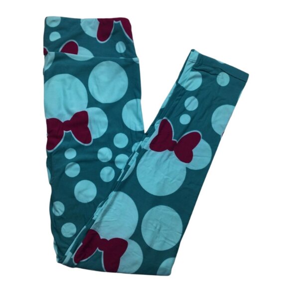 Teal lil cute mouse Big Dot Delight | LuLaRoe Leggings (OS) - Picture 2 of 2
